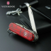 Нож Victorinox Swiss Army Huntsman прозр.красный 1.3713.T