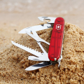 Ніж Victorinox Swiss Army Huntsman прозр.червоний 1.3713.T