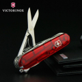 Ніж Victorinox Swiss Army Huntsman прозр.червоний 1.3713.T