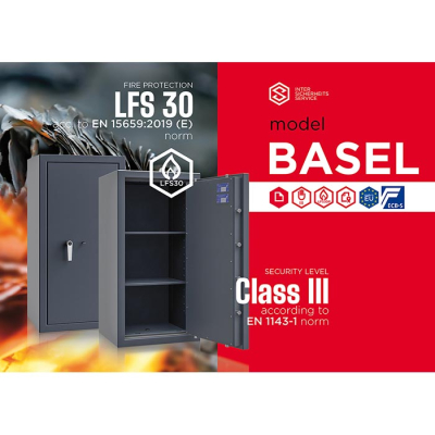 Сейф огневзломостойкий ISS Basel 41901 E, Grade III