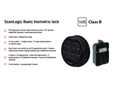 Сейф взломостойкий GRIFFON CLE I.55.FP BLACK