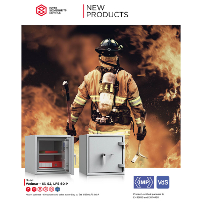 Сейф огневзломостойкий ISS Weimar 42803 KL, S2, LFS 60P